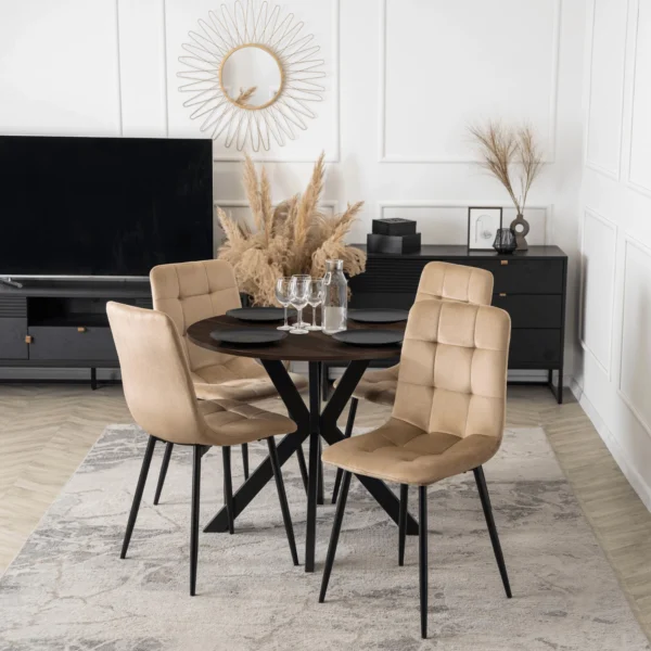 product-3338-3 Masa LAUREN 80 cm Nuc/Negru