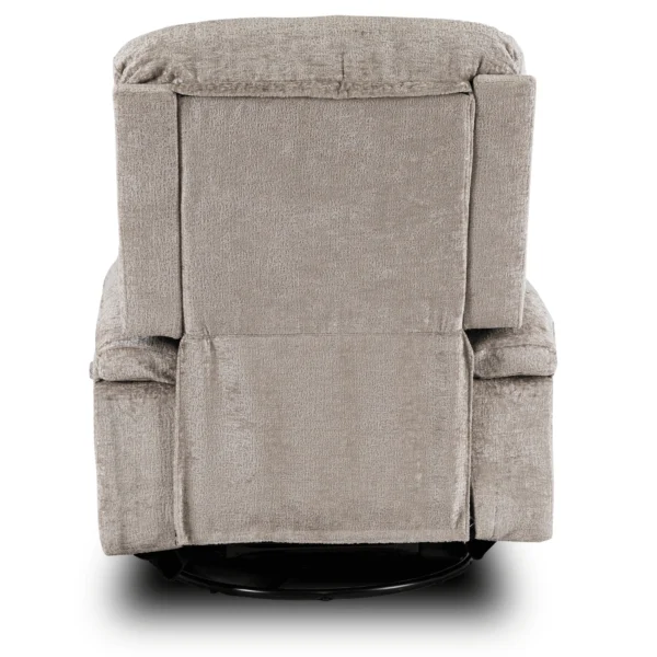 Scaun de masaj reclinabil BRUCE cu funcție de balansare, velur bej