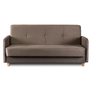 Set de 2x canapea pliabilă CUBA bej — Canapele și sofale