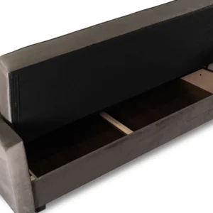 Set de 2x canapea extensibilă ALUNA Beige — Canapele și sofale