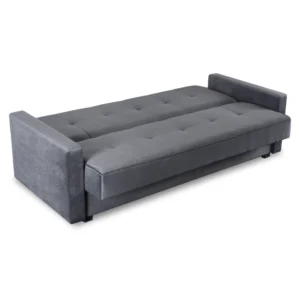 Set de 2x canapele cu pat ALUNA Grey — Canapele și sofale