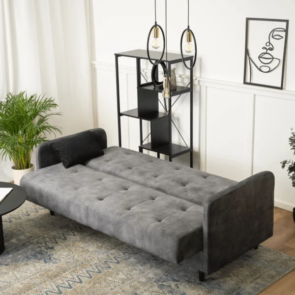 product-3357-5 Set de 2x canapea extensibilă TIVOLI gri — Canapele și sofale