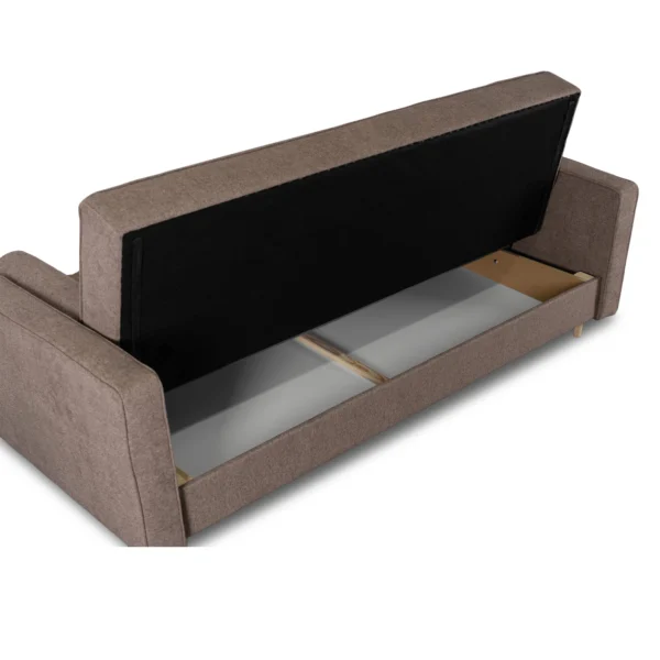 Set de 2 canapele extensibile MALTA maro