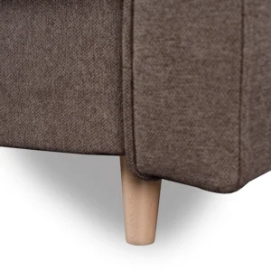 Set de 2 canapele extensibile MALTA maro