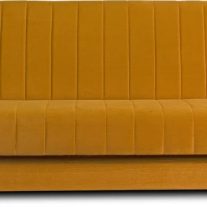 Set de 2 canapele extensibile PORTO din velur muștar