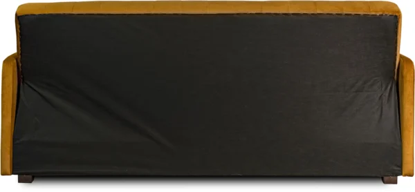 Set de 2 canapele extensibile PORTO din velur muștar