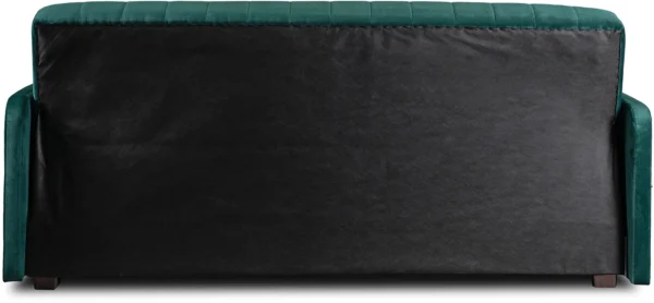 Set de 2 canapele extensibile PORTO din velur verde