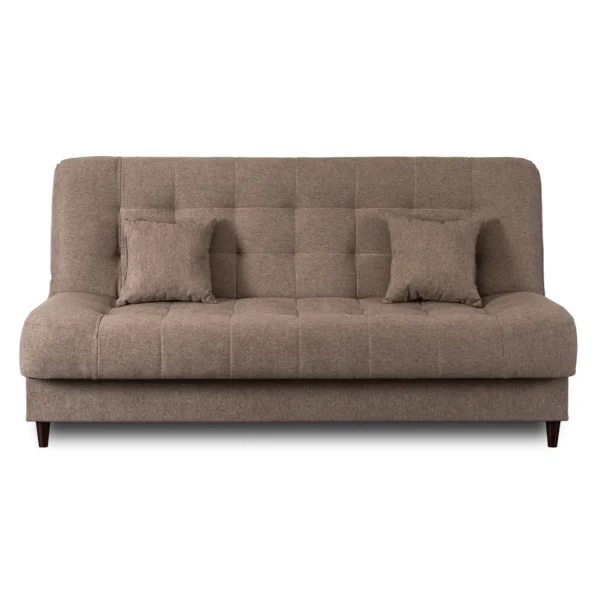 Set de 2 canapele extensibile maro NEPAL