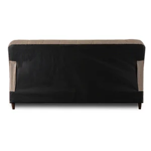 Set de 2 canapele extensibile maro NEPAL