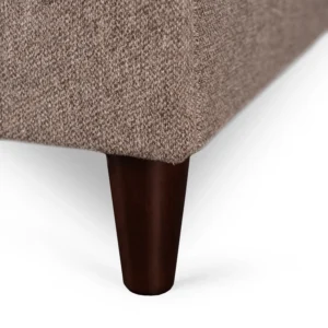 Set de 2 canapele extensibile maro NEPAL