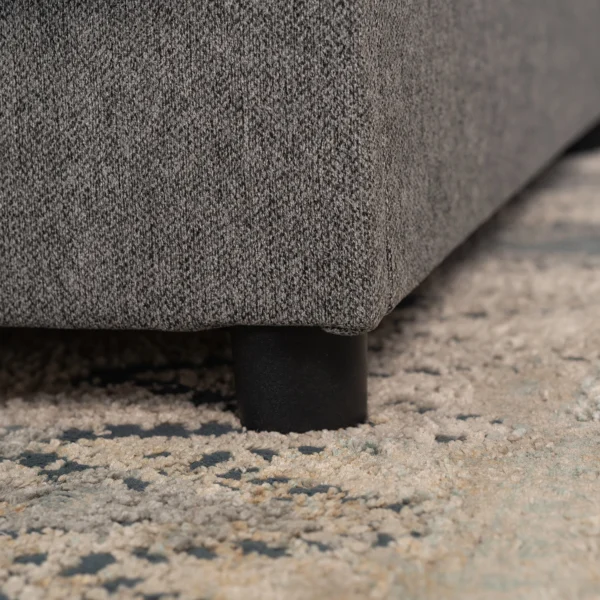 Set de 2 canapele extensibile ARUBA gri