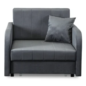 product-3376-1 Set de 2x fotoliu de dormit simplu VERO gri — Fotolii de relaxare