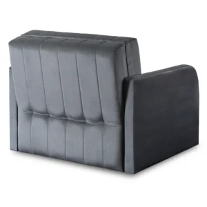 product-3376-2 Set de 2x fotoliu de dormit simplu VERO gri — Fotolii de relaxare