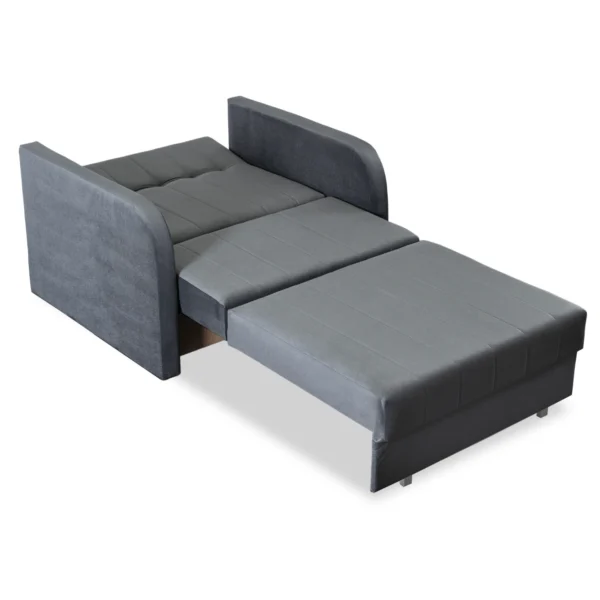 product-3376-5 Set de 2x fotoliu de dormit simplu VERO gri — Fotolii de relaxare