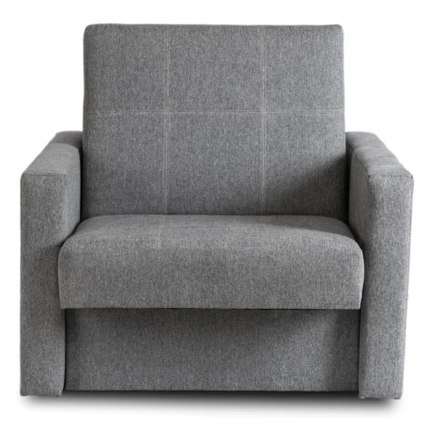 product-3378-1 Set de 2x fotoliu de dormit simplu MILAN 1 gri — Fotolii de relaxare