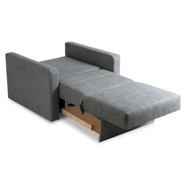 product-3378-4 Set de 2x fotoliu de dormit simplu MILAN 1 gri — Fotolii de relaxare