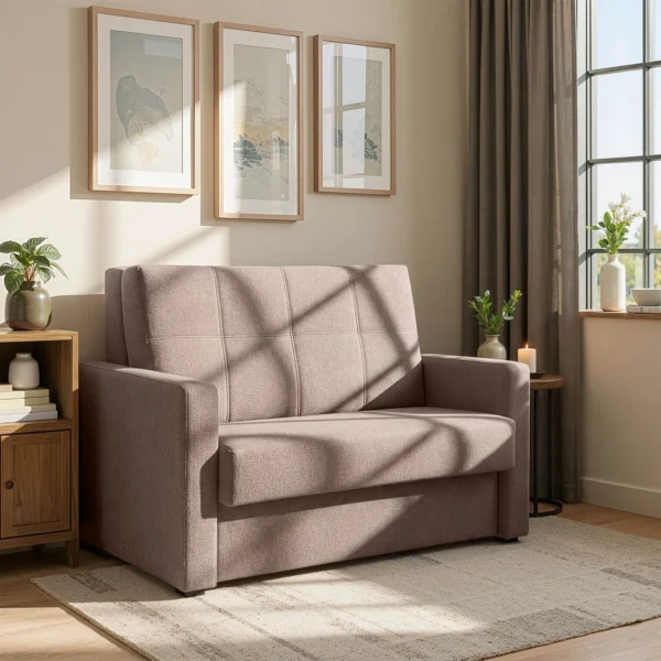 product-3380-0-1 Set de 2x MILAN 2 Double Sleeping Armchair Bej — Fotolii de relaxare