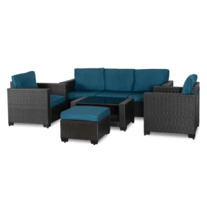 Set masă TEVET negru