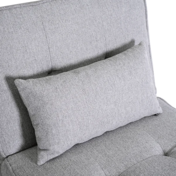 product-3382-10 IBERIS 80 cm Fotoliu pliabil pentru dormit Gri — Fotolii de relaxare
