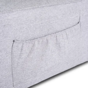 product-3382-11 IBERIS 80 cm Fotoliu pliabil pentru dormit Gri — Fotolii de relaxare