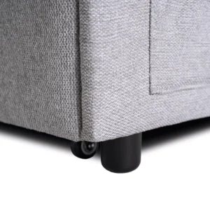 product-3382-13 IBERIS 80 cm Fotoliu pliabil pentru dormit Gri — Fotolii de relaxare