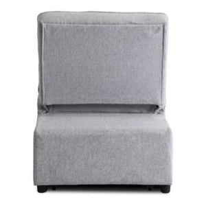 product-3382-2 IBERIS 80 cm Fotoliu pliabil pentru dormit Gri — Fotolii de relaxare