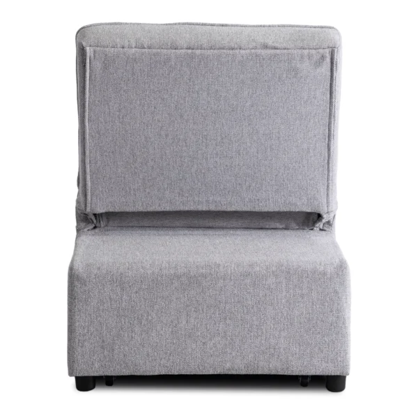 product-3382-2 IBERIS 80 cm Fotoliu pliabil pentru dormit Gri — Fotolii de relaxare
