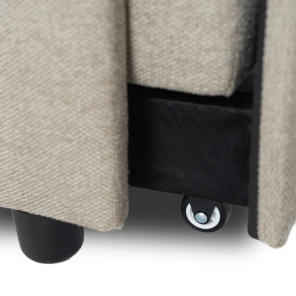 IBERIS Fotoliu reclinabil pentru dormit, 67 cm, bej