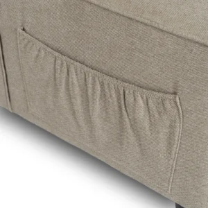 IBERIS Fotoliu reclinabil pentru dormit, 67 cm, bej