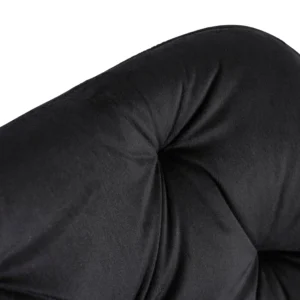 Scaun pivotant KONOR, velur negru