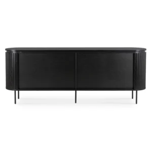 product-3388-4 Comodă cu patru uși BECK 200 cm Negru — Comode
