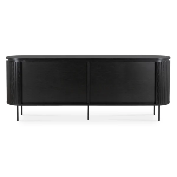 product-3388-4 Comodă cu patru uși BECK 200 cm Negru — Comode