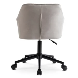 Scaun pivotant KONOR Gri/Negru Velur