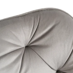 Scaun pivotant KONOR Gri/Negru Velur