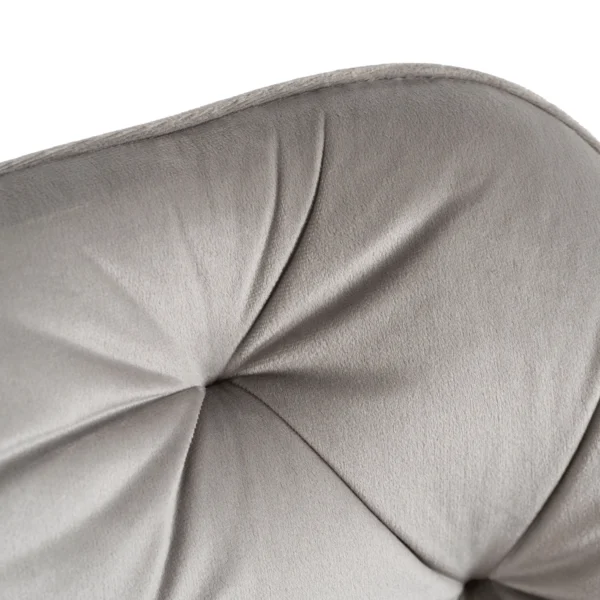 Scaun pivotant KONOR Gri/Negru Velur