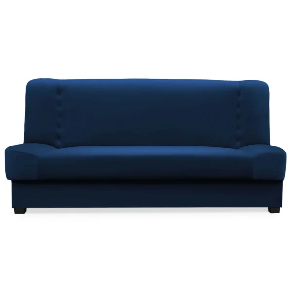product-3395-1 Pliant canapea pat PIANO albastru Navy Velour — Canapele și sofale