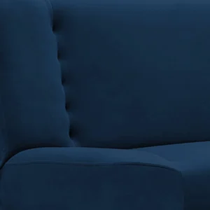 product-3395-4 Pliant canapea pat PIANO albastru Navy Velour — Canapele și sofale
