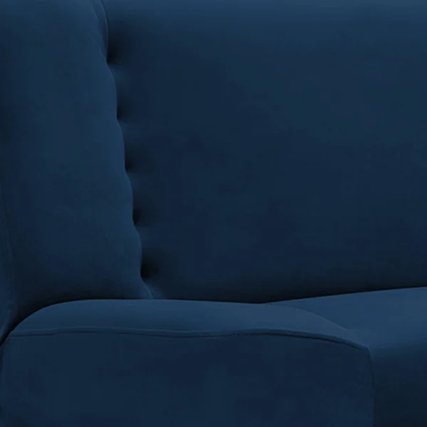 product-3395-4 Pliant canapea pat PIANO albastru Navy Velour — Canapele și sofale