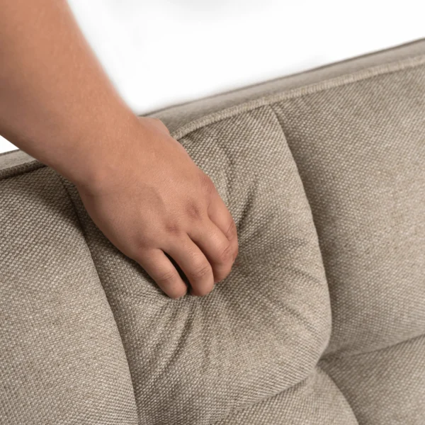 Fotoliu reclinabil CORRA pentru dormit, bej închis