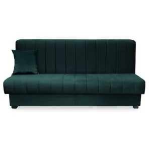 product-3399-1 Canapea pliabilă SIGMA Velur verde — Canapele și sofale