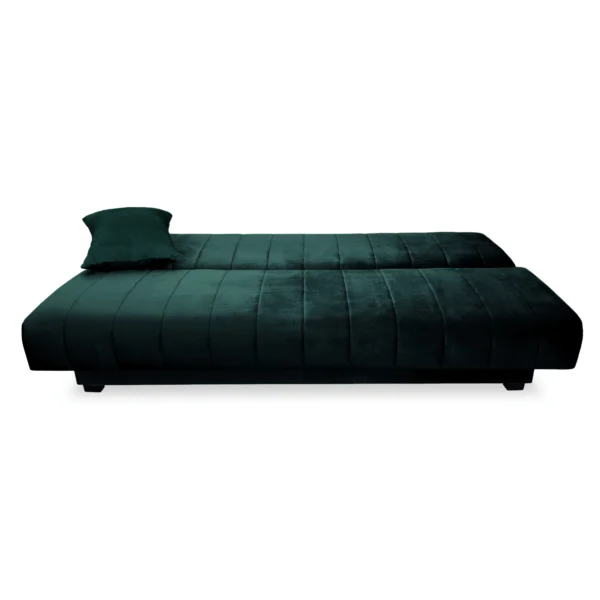 product-3399-2 Canapea pliabilă SIGMA Velur verde — Canapele și sofale