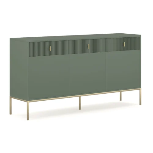 Comodă MARCOS, 155 cm, verde