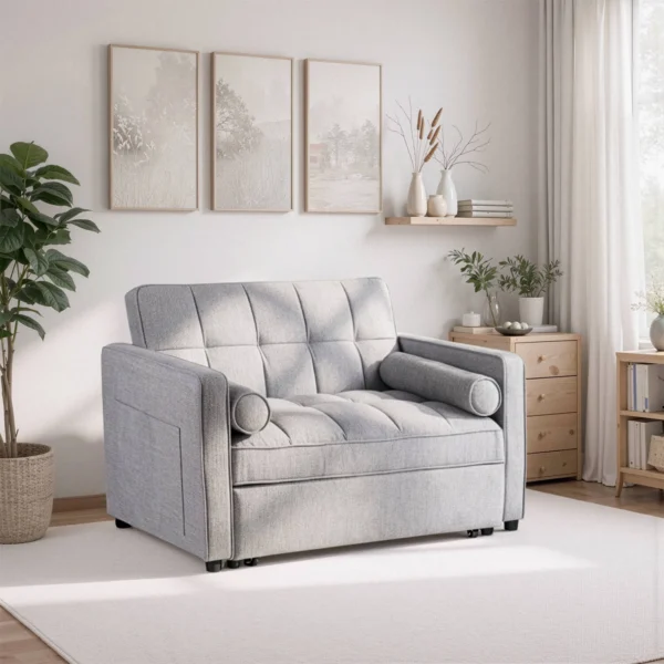 product-3411-0-1 CORRA Sleeping fotoliu pliabil gri — Fotolii de relaxare