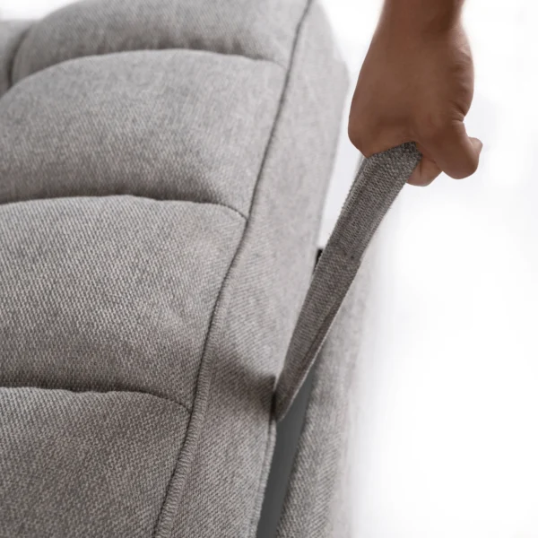 product-3411-12 CORRA Sleeping fotoliu pliabil gri — Fotolii de relaxare