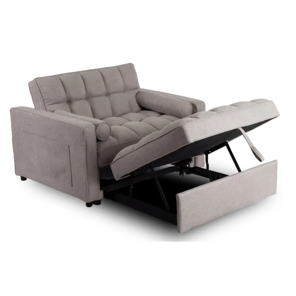 product-3411-7 CORRA Sleeping fotoliu pliabil gri — Fotolii de relaxare
