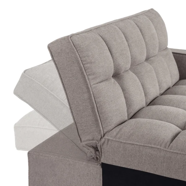 product-3411-9 CORRA Sleeping fotoliu pliabil gri — Fotolii de relaxare