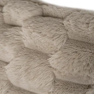 Scaun reclinabil din pluș bej KOBEL