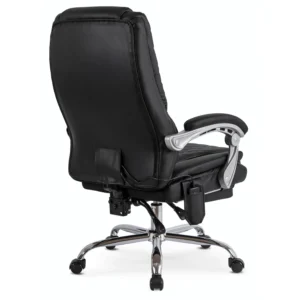 product-3413-5 GIORGIO Fotoliu pivotant încălzit negru — MOBILA