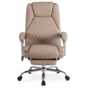 Scaun de masaj pivotant GIORGIO cu funcție de încălzire, bej