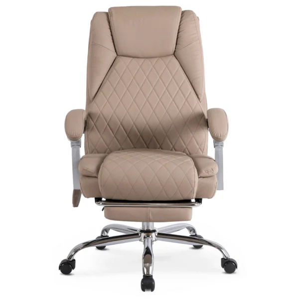 Scaun de masaj pivotant GIORGIO cu funcție de încălzire, bej